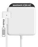 Replacement 85W MagSafe 2 Power Adapter With Cable (T-Style) Compatible with Apple MacBook (OEM Grade A/B) (Bulk Packaging)
