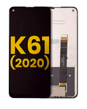 Replacement LCD Assembly Without Frame Compatible with LG K61 (2020) (Refurbished) (Black)