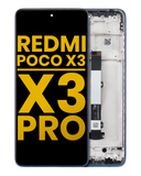 Replacement LCD Assembly With Frame Compatible with Xiaomi Redmi Poco X3 / X3 Pro (Refurbished) (Frost Blue)