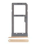 Replacement Single Sim Card Tray Compatible with Samsung Galaxy S7 Edge (Gold)