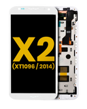 Replacement LCD Assembly With Frame Compatible with Motorola Moto X2 (XT1096 / 2014) (Refurbished) (White)