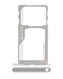 Replacement Sim Card Tray Compatible with BlackBerry KEYone (Silver)