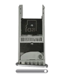 Replacement Sim Card Tray Compatible with Motorola Moto Z Play Droid (XT1635 / 2016) (Silver)