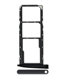 Replacement Dual Sim Card Tray Compatible with Motorola Moto G6 (XT1925 / 2018) (Black)