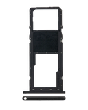 Replacement Single Sim Card Tray Compatible with Samsung Galaxy A01 (A015 / 2020) (Black)