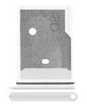 Replacement Micro-SD Sim Card Tray Compatible with HTC M10 (Silver)