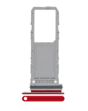Replacement Single Sim Card Tray Compatible with Samsung Galaxy Note 10 (Aura Red)