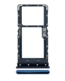 Replacement Dual Sim Card Tray Compatible with Motorola Moto G9 Plus (XT2087 / 2020) (Indigo Blue)