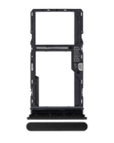 Replacement Dual Sim Card Tray Compatible with Motorola Moto G30 (XT2129 / 2021) (Phantom Black)