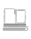 Replacement Sim Card Tray Compatible with LG X Venture (H700) (Genuine OEM) (Silver)