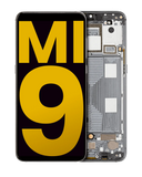 Replacement OLED Assembly With Frame Compatible with Xiaomi Mi 9 (Refurbished) (Piano Black)