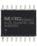 Replacement Nor IC Chip Compatible with Sony (Game Console Parts) PlayStation 4 (MX25L25635FMI-10G)