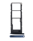 Replacement Dual Sim Card Tray Compatible with Motorola Moto G7 (XT1962 / 2019) / Moto G7 Plus (XT1965-2 / 2019) (Deep Indigo / Blue)