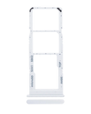 Replacement Dual Sim Card Tray Compatible with Samsung Galaxy A12 (A125 / 2020) (White)