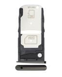 Replacement Single Sim Card Tray Compatible with Motorola Moto Z3 (XT1929-17 / 2018) / Z3 Play (XT1929 / 2018) (Black)