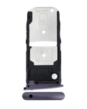 Replacement Sim Card Tray Compatible with Motorola Moto Z4 Play (2019) (Black)