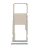 Replacement Single Sim Card Tray Compatible with Samsung Galaxy A21 (A215 / 2020) (Cloud White)