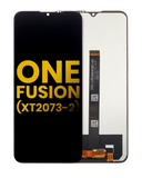 Replacement LCD Assembly Without Frame Compatible with Motorola One Fusion (XT2073 / 2020) (Refurbished) (Black)