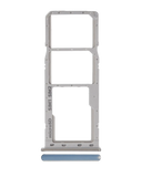 Replacement Dual Sim Card Tray Compatible with Samsung Galaxy A20 (A205 / 2019) / A30 (A305 / 2019) / A50 (A505 / 2019) (Silver)