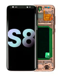 Replacement OLED Assembly With Frame Compatible with Samsung Galaxy S8 (Service Pack) (Maple Gold)