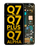 Replacement LCD Assembly With Frame Compatible with LG Q7 / Q7 Plus / Q7 Alpha (Refurbished) (Aurora Black)