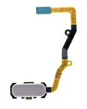 Replacement Home Button Flex Cable Compatible with Samsung Galaxy S7 Edge (Silver)