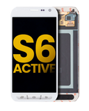 Replacement OLED Assembly Without Frame Compatible with Samsung Galaxy S6 Active (Refurbished) (White)