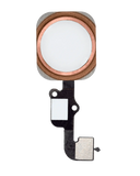 Replacement Home Button With Flex Compatible with Apple iPhone 6S / 6S Plus (Rose Gold)