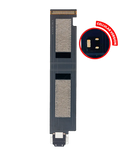Replacement Charging Port Flex Cable Compatible with Apple iPad Pro 12.9" 1st Gen (2015) (Cellular) (Space Gray)