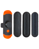 Replacement Hard Buttons (Power / Volume / Mute) Compatible with Apple iPad Mini 1 (Black)