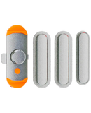 Replacement Hard Buttons (Power / Volume / Mute) Compatible with Apple iPad Mini 1 / iPad Mini 2 / iPad Mini 3 (White)