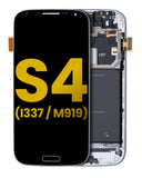 Replacement OLED Assembly With Frame Compatible with Samsung Galaxy S4 (I337 / M919) (AT&T & T-Mobile / Straight Talk) (Refurbished) (Black)