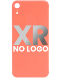 Replacement Back Cover Glass Compatible with Apple iPhone XR (No Logo) (Coral)