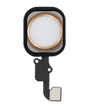 Replacement Home Button With Flex Compatible with Apple iPhone 6 / 6 Plus (Gold)