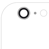 Replacement Back Camera Lens Compatible with Apple iPhone 6 Plus / 6S Plus (Silver) (10 Pack) (Real Sapphire l Premium)