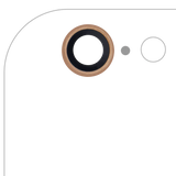 Replacement Back Camera Lens Compatible with Apple iPhone 6 / 6S (Gold) (10 Pack) (Real Sapphire l Premium)