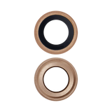 Replacement Back Camera Lens Compatible with Apple iPhone 6 / 6S (Gold) (10 Pack) (Real Sapphire l Premium)