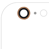 Replacement Back Camera Lens Compatible with Apple iPhone 6 Plus / 6S Plus (Gold) (10 Pack) (Real Sapphire / Premium)