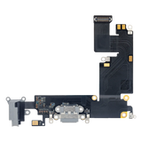 Replacement Charging Port Flex Cable Compatible with Apple iPhone 6 Plus (Premium) (Space Gray)