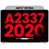 Replacement Complete LCD Display Assembly Compatible with Apple MacBook Air 13" A2337 (2020) (Aftermarket Plus) (Space Gray)