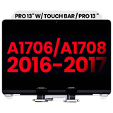Replacement Complete LCD Display Assembly Compatible with Apple MacBook Pro 13" A1706 / A1708 (2016-2017) (Aftermarket Plus) (Silver)