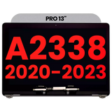 Replacement Complete LCD Display Assembly Compatible with Apple MacBook Pro 13" A2338 (2020) / (Aftermarket Plus) (Space Gray)