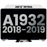 Replacement Complete LCD Display Assembly Compatible with Apple MacBook Air 13" A1932 (2018-2019) (Used OEM Pull: Grade B) (Silver)