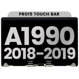 Replacement Complete LCD Display Assembly Compatible with Apple MacBook Pro 15" A1990 (2018-2019) (Used OEM Pull: Grade A) (Silver)