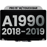 Replacement Complete LCD Display Assembly Compatible with Apple MacBook Pro 15" A1990 (2018-2019) (Used OEM Pull: Grade A) (Space Gray)