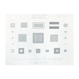 Replacement IC Comprehensive Stencil Compatible with Apple MacBook Pro 13" / 15" A1706 / A1707 (2016-2017) (MAC 5)