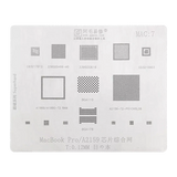 Replacement IC Comprehensive Stencil Compatible with Apple MacBook Pro 13" A2159 (2019) (MAC 7)