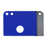 Replacement Back Glass Compatible with Google Pixel (Blue)
