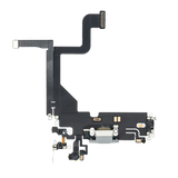 Replacement Charging Port Flex Cable Compatible with Apple iPhone 13 Pro (Premium) (Silver)