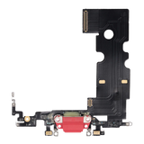 Replacement Charging Port Flex Cable Compatible with Apple iPhone SE (2020) (Aftermarket Plus) (Red)